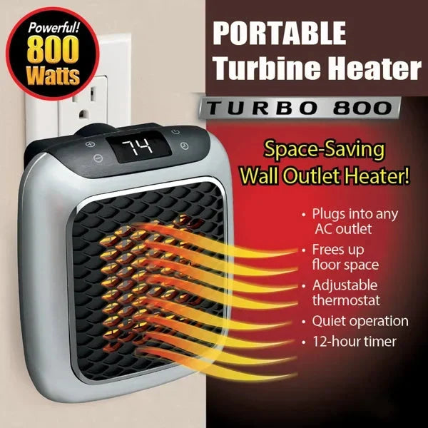 Portable turbine heater