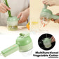 4 IN 1 ELECTRIC VEGETABLE CUTTER SET