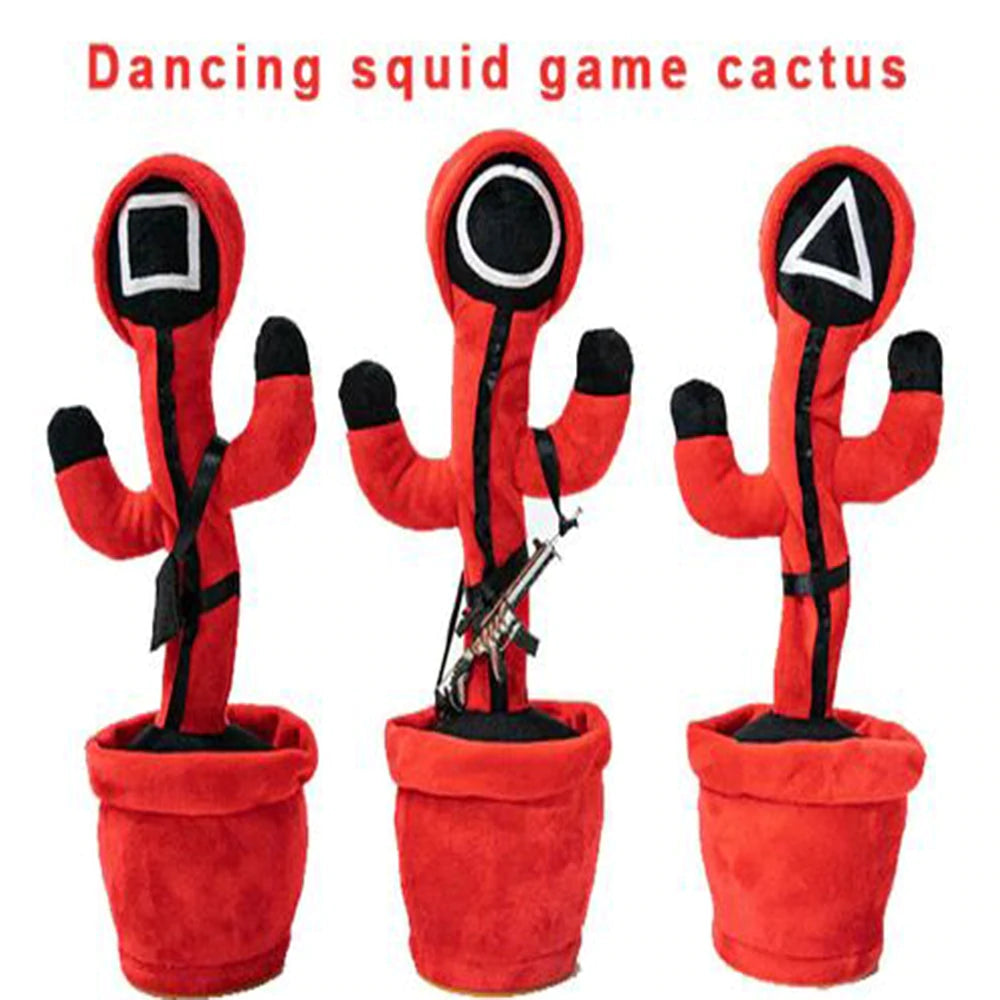 Squid Game Dancing And Talking Cactus Toy